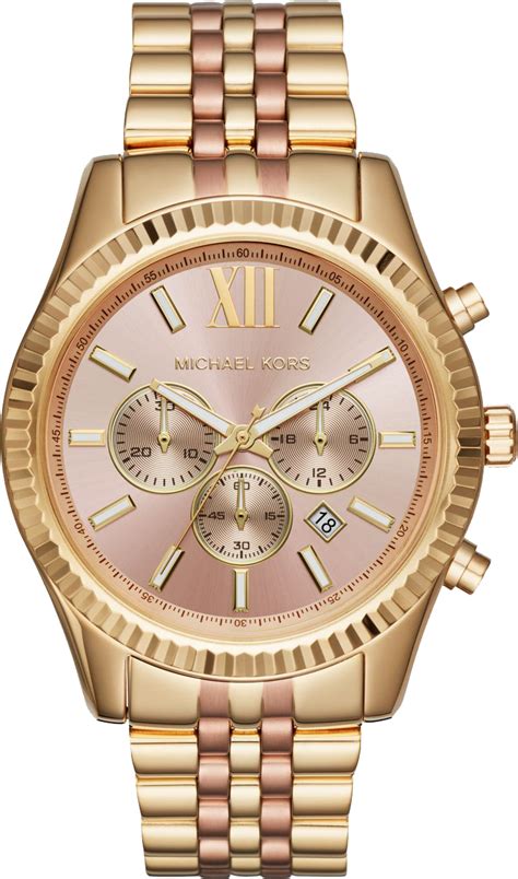 reloj michael kors lexington 2|lexington two tone watch.